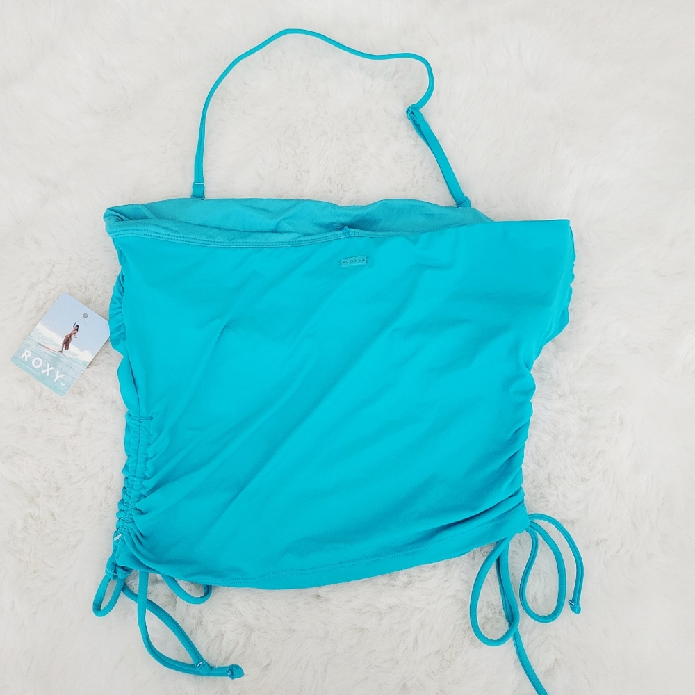 🐳ROXY BANDEAU CROP TOP & HIPSTER BOTTOMS SIZE L - Picture 4 of 11